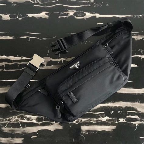 prada nylon bum bag.